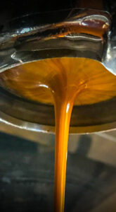 Caffe Julia mobile bottomless Portafilter Espresso extraktion