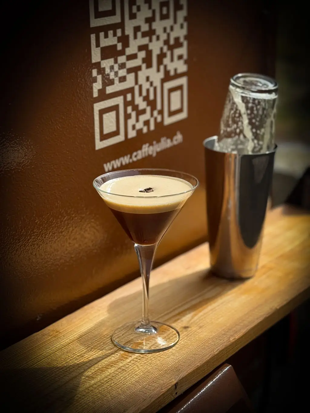 Caffe Julias Espresso Martini, stilvolles Kaffee-Catering