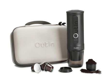OutinEspresso-reiseset | Caffè Julia mobiler Kaffeegenuss Outin Espresso Set